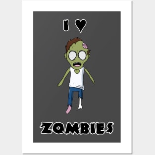 I heart Zombies Posters and Art